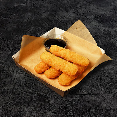 Моцарелла жареная 3шт (с собой) в Бургер клаб по цене 275 ₽