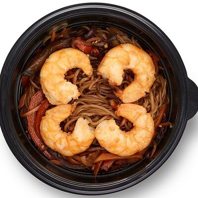 Лапша рисовая с креветками в Доставка kaifa по цене 779 ₽