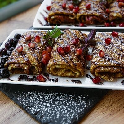 Блинчики с вишневой начинкой в Пекарня 50 лет СССР по цене 450 ₽