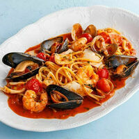 Спагетти с морепродуктами в Терраса