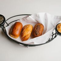 Ржаная булочка с семенами льна в Круча