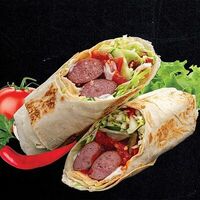 Хот-дог в лаваше в Shawarma bar Shawa 36