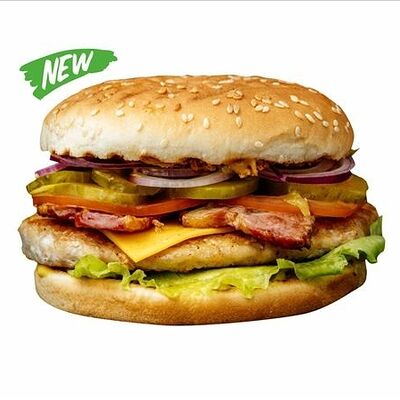 Бургер Курица карри в Мясной гурман по цене 530 ₽