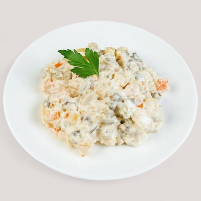 Салат Оливье в Basilic -Территория Вкусной Еды по цене 1545 ₸