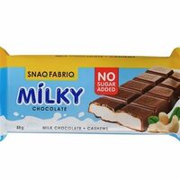 Молочный шоколад без сахара Snaq Fabriq Milk с молочной ореховой пастойв Кофе ателье