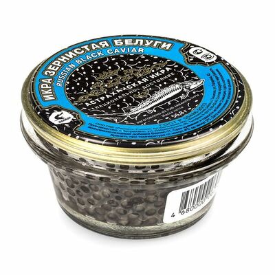Икра белужья зернистая непастеризованная Раскат в Азбука Вкуса Экспресс Меню по цене 14998 ₽