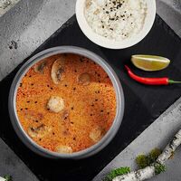 Том Ям с курицей гриль в Гриль бар BQ