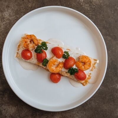 Омлет с креветками в Мой кофе по цене 837 ₽