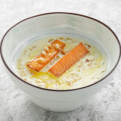 Каша с жареным булгуром и печеной тыквой в Нектарин по цене 410 ₽