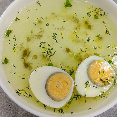 Бульон куриный с яйцом в Добрый повар по цене 95 ₽
