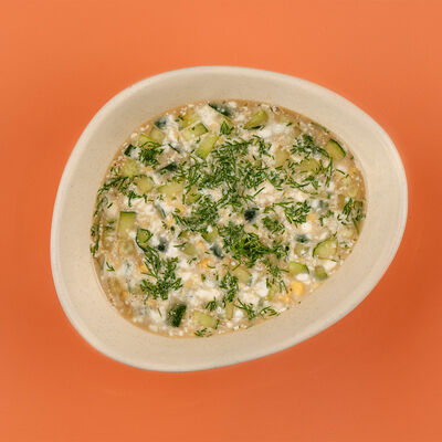 Окрошка на квасе в Добрый лепщик по цене 280 ₽