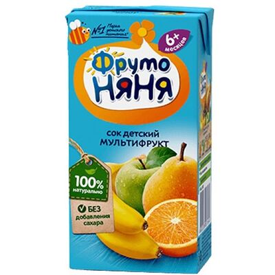 Сок ФрутоНяня Мультифрукт в Yes! Обеды по цене 99 ₽