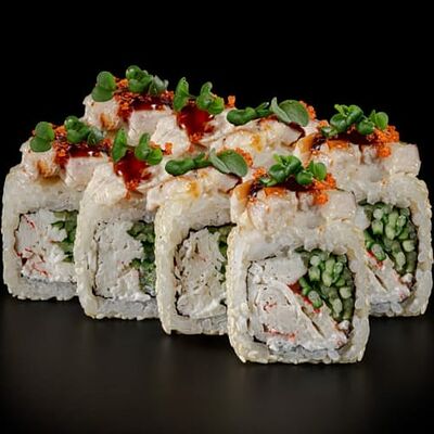 Запеченные роллы с Курицей 🔥 в Max & Pizza по цене 670 ₽