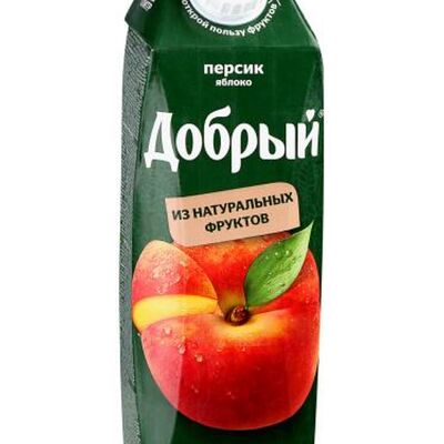 Натуральный сок Добрый Персик в Тарелка по цене 220 ₽