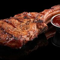 Шашлык из cвинoй корейки в Строгинская гавань