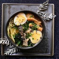 Рамэн с курицей в Томям