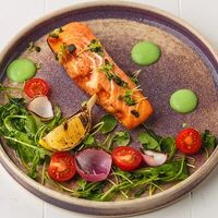 Стейк из лосося в Костер