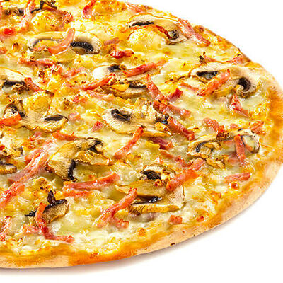 Пицца Ветчина и грибы в Папа Джонс по цене 1099 ₽