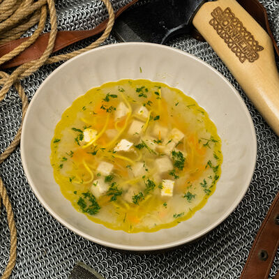 Суп лапша с курицей в Бар Бьёрнхейм Bjornheimr по цене 330 ₽