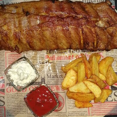 Ребра BBQ на мангале в Немуро по цене 1299