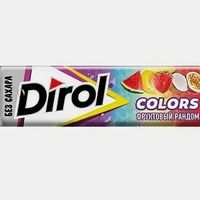 Жевательная резинка Dirol Colors Фруктовый рандом в КофеНямия