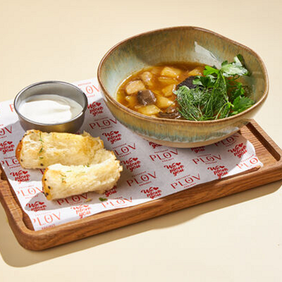 Суп из белых грибов в Plov Project по цене 450 ₽