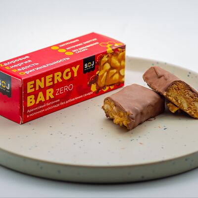 Арахисовый батончик в молочном шоколаде без сахара Energy bar Zero в Тепло по цене 179 ₽