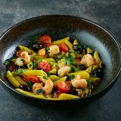 Паста с креветками в Баклажан в ТЦ 