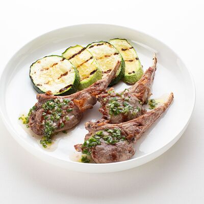 Каре ягнёнка и цукини в Аист по цене 3350 ₽