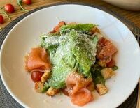 Цезарь с лососем в Чентуриппе