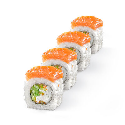 Филадельфия с лососем в Матча Суши Бенто по цене 325 ₽