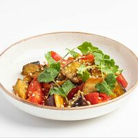 Салат с баклажанами и томатами в Kitchen