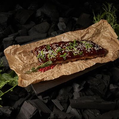 Свиные ребрышки в Гвозди по цене 580 ₽