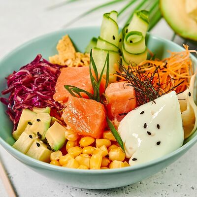 Поке с лососем Big в Суши муши по цене 599 ₽