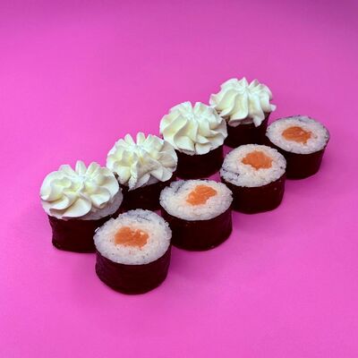 Крем-ролл с лососем в Хочу суши по цене 419 ₽