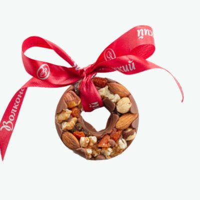 Шоколадное кольцо на ёлку в Волконский по цене 260 ₽
