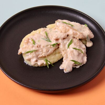 Филе минтая с картофельным пюре в Папи бар по цене 790 ₽