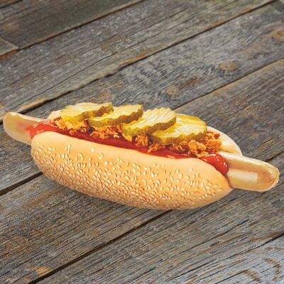 Датский хот-дог с куриной сосиской в ОблаКафе по цене 329 ₽