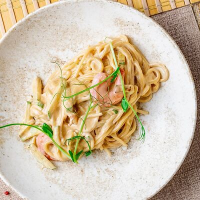 Паста с креветкой в Бурито по цене 590 ₽