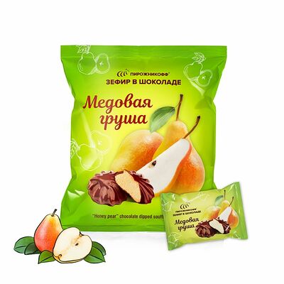 Зефир Пирожникофф Медовая груша в шоколаде в Пирожникофф по цене 235 ₽