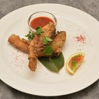 Жареный до золотистой корочки карп в Чапай