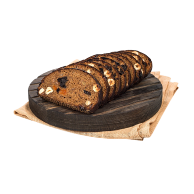 Хлеб Десертный с орехами сухофруктами и медом в Азбука Вкуса Экспресс Меню по цене 272 ₽