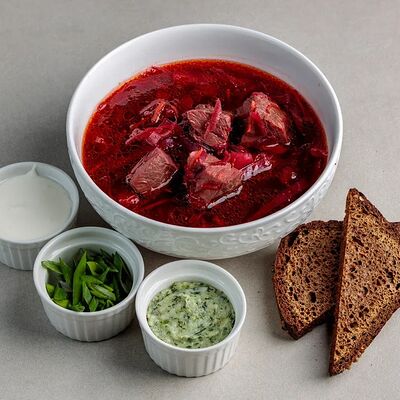 Борщ в Mama ресторан по цене 950 ₽