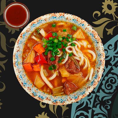 Лагман Чайханский в Татлы Чорсу Халяль по цене 589 ₽