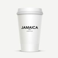 Латте в Jamaica Coffee to go