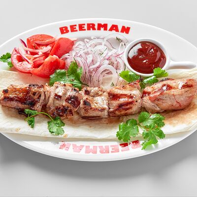 Шашлык из свинины в Beerman & Grill по цене 950 ₽