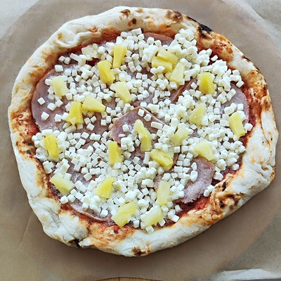 Полуфабрикат Пицца гавайская в Fratelli Pizza по цене 715 ₽