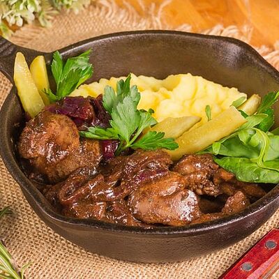 Куриная печень по-Венециански в Луиджи & Тосё по цене 259