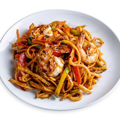 Удон с креветкамив Nook Coffee по цене 920 ₽