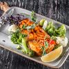 Стейк лосося гриль с овощами в Рататуй по цене 2250